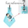 Blue Portable Glasses Cloth Microfiber Cleaning Cloth Storable Screen Lens Wipes,Little Boy