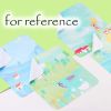 4 Pieces Microfiber Cartoon Glasses Cleaning Cloth Eyeglass Wiping Cloth Mobile Computer Screen Cleaning Cloth,Random Landscape